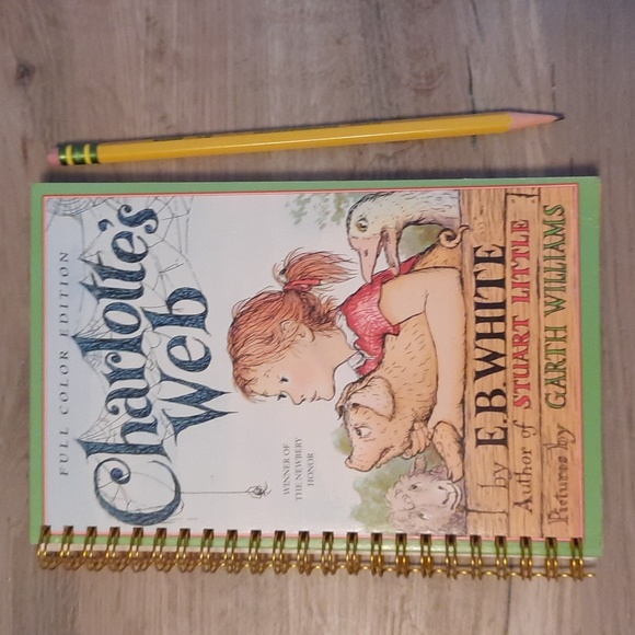 Hand Crafted Other - Secret Journal- Charlotte's Web - handmade journal